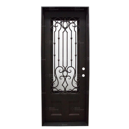 Pre-Order: Chamonix | Wrought Iron Door (Ships 16-18 Weeks)