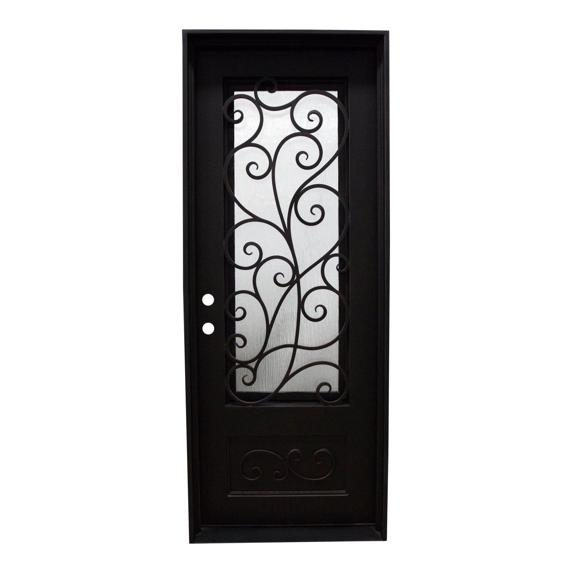 Pre-Order: Courchevel | Wrought Iron Door (Ships 16-18 Weeks)