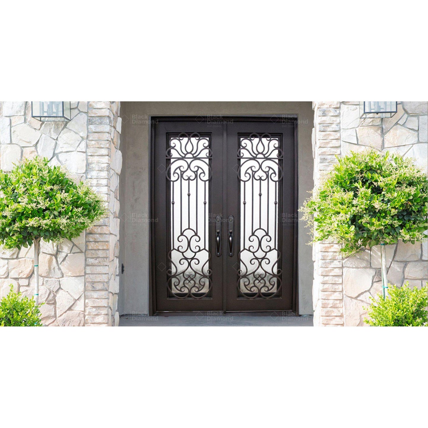 Pre-Order: Heavenly | Wrought Iron Door (Ships 16-18 Weeks)