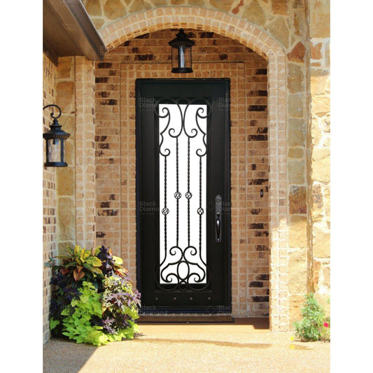 Pre-Order: Kitzbuhel | Wrought Iron Door (Ships 16-18 Weeks)