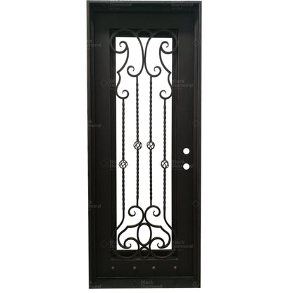Pre-Order: Kitzbuhel | Wrought Iron Door (Ships 16-18 Weeks)