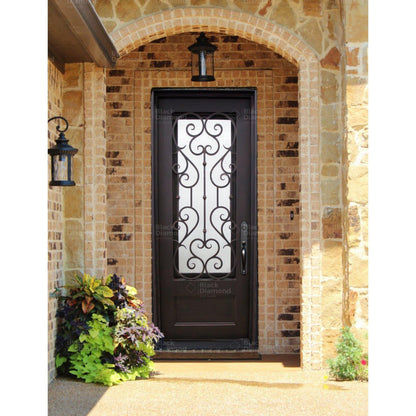 Pre-Order: Lake Louise | Wrought Iron Door (Ships 16-18 Weeks)
