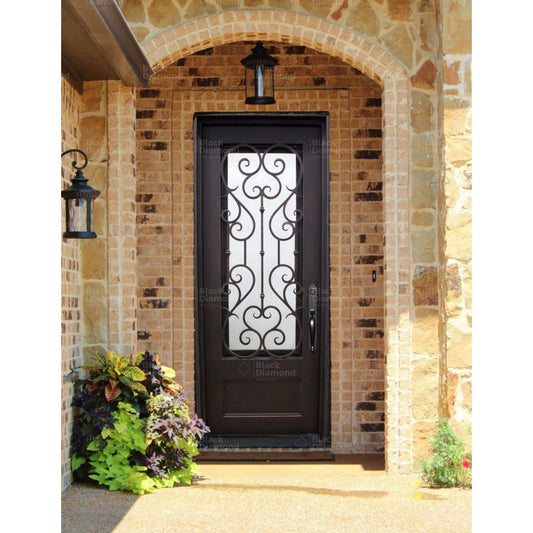 Pre-Order: Lake Louise | Wrought Iron Door (Ships 16-18 Weeks)