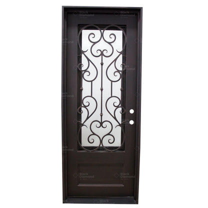 Pre-Order: Lake Louise | Wrought Iron Door (Ships 16-18 Weeks)