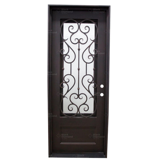 Pre-Order: Lake Louise | Wrought Iron Door (Ships 16-18 Weeks)