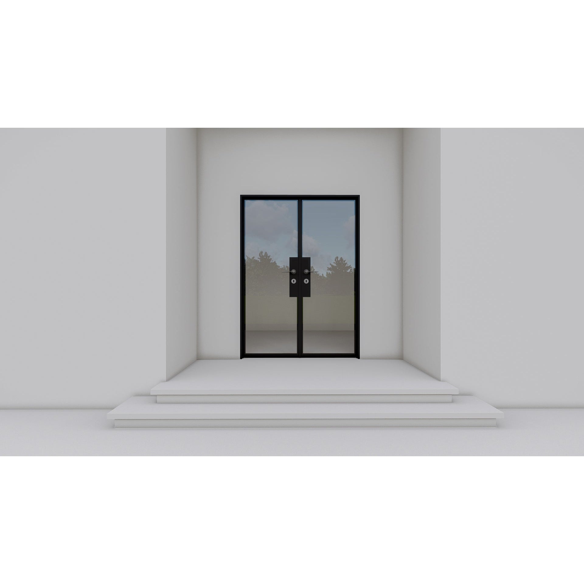 Pre-Order: Light 1 - Double | Steel French Doors (Ships 16-18 Weeks)