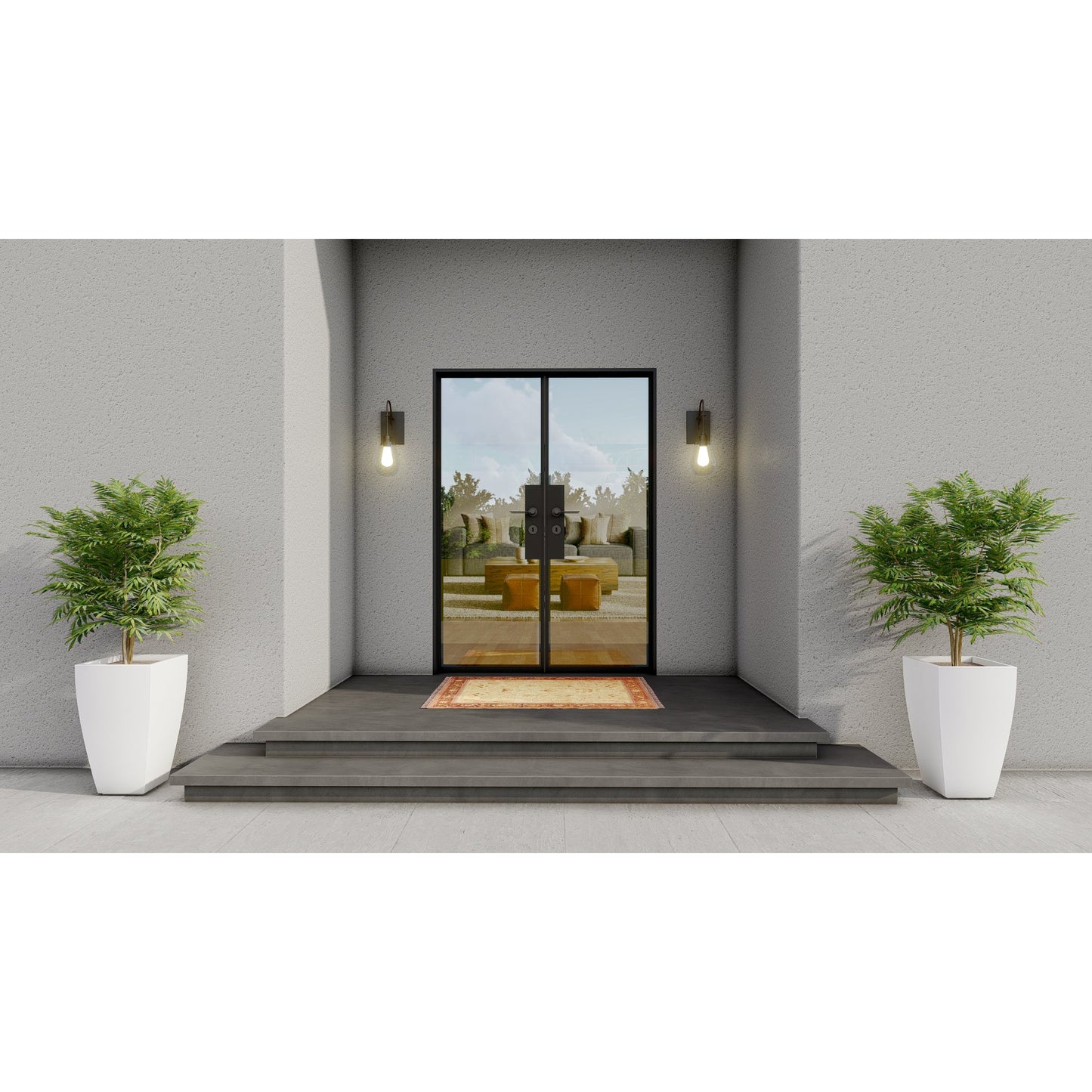Pre-Order: Light 1 - Double | Steel French Doors (Ships 16-18 Weeks)
