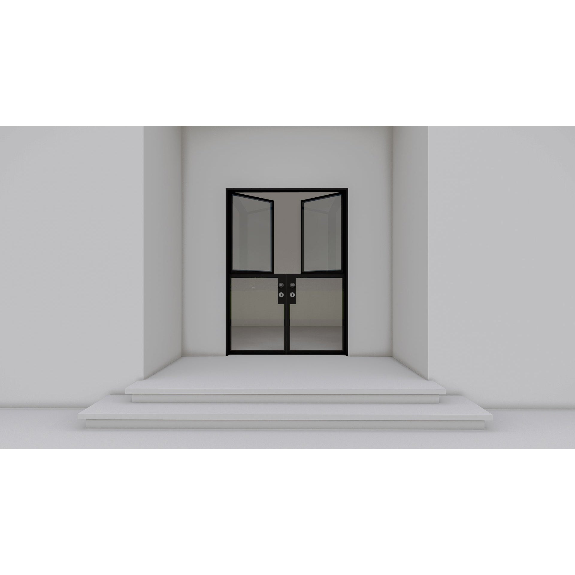Pre-Order: Light 2 - Double - Dutch | Steel French Doors (Ships 16-18 Weeks)