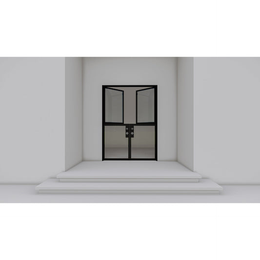 Pre-Order: Light 2 - Double - Dutch | Steel French Doors (Ships 16-18 Weeks)