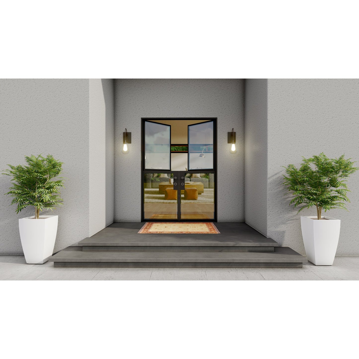 Pre-Order: Light 2 - Double - Dutch | Steel French Doors (Ships 16-18 Weeks)
