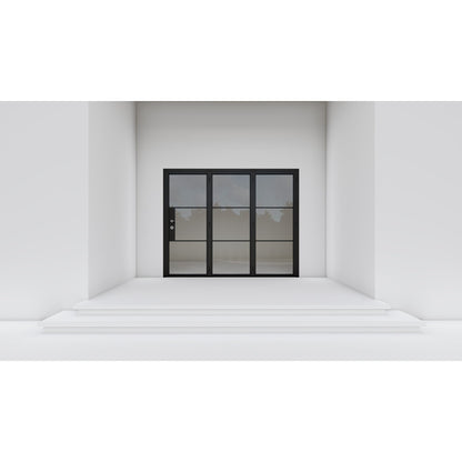 Pre-Order: Light 3 - 3 Panel | Steel Bi-Fold Doors (Ships 16-18 Weeks)