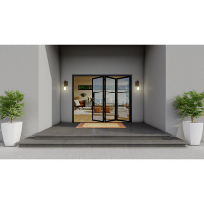 Pre-Order: Light 3 - 3 Panel | Steel Bi-Fold Doors (Ships 16-18 Weeks)