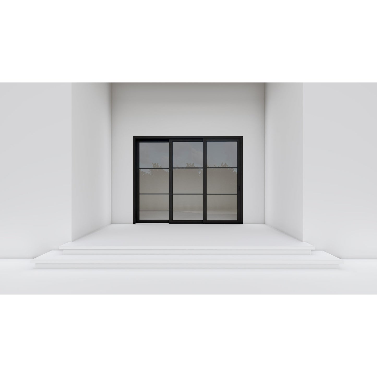Pre-Order: Light 3 - 3 Panel | Steel Sliding Doors (Ships 16-18 Weeks)