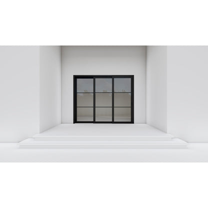 Pre-Order: Light 3 - 3 Panel | Steel Sliding Doors (Ships 16-18 Weeks)