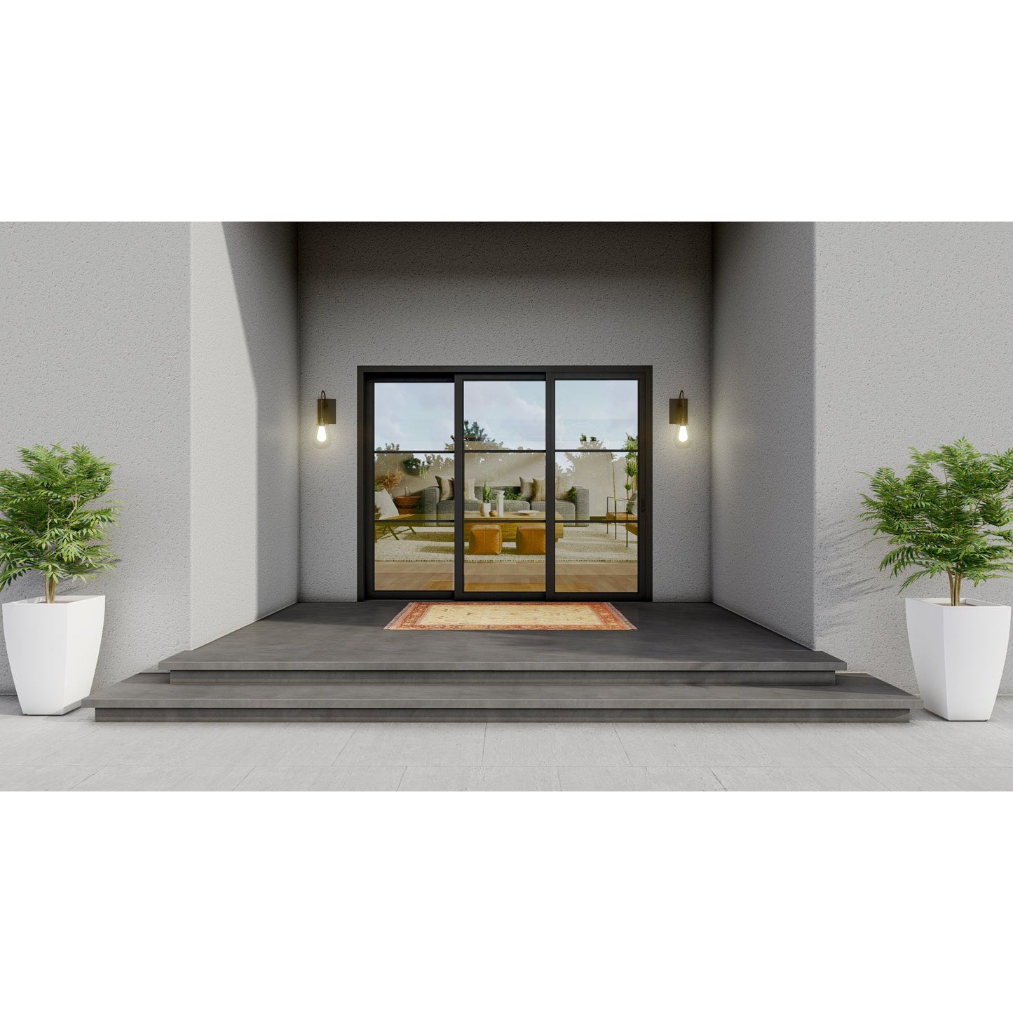 Pre-Order: Light 3 - 3 Panel | Steel Sliding Doors (Ships 16-18 Weeks)