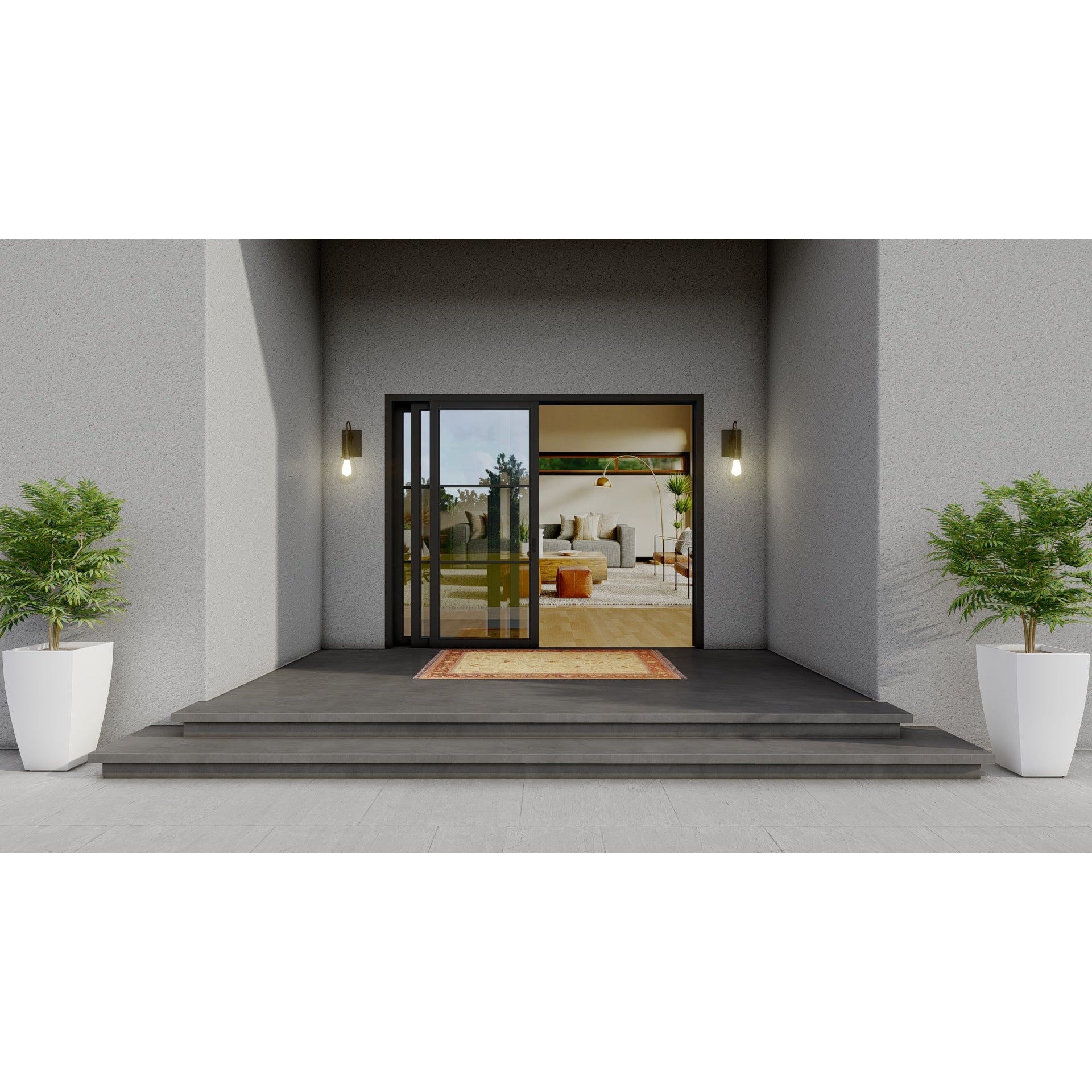 Pre-Order: Light 3 - 3 Panel | Steel Sliding Doors (Ships 16-18 Weeks)