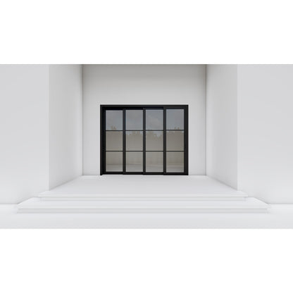 Pre-Order: Light 3 - 4 Panel | Steel Sliding Doors (Ships 16-18 Weeks)