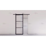 Pre-Order: Light 3 Barn Door - Single | Steel Interior Doors (Ships 16-18 Weeks)