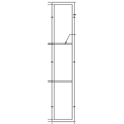 Pre-Order: Light 3 Interior - Sidelight | Steel Interior Doors (Ships 16-18 Weeks)