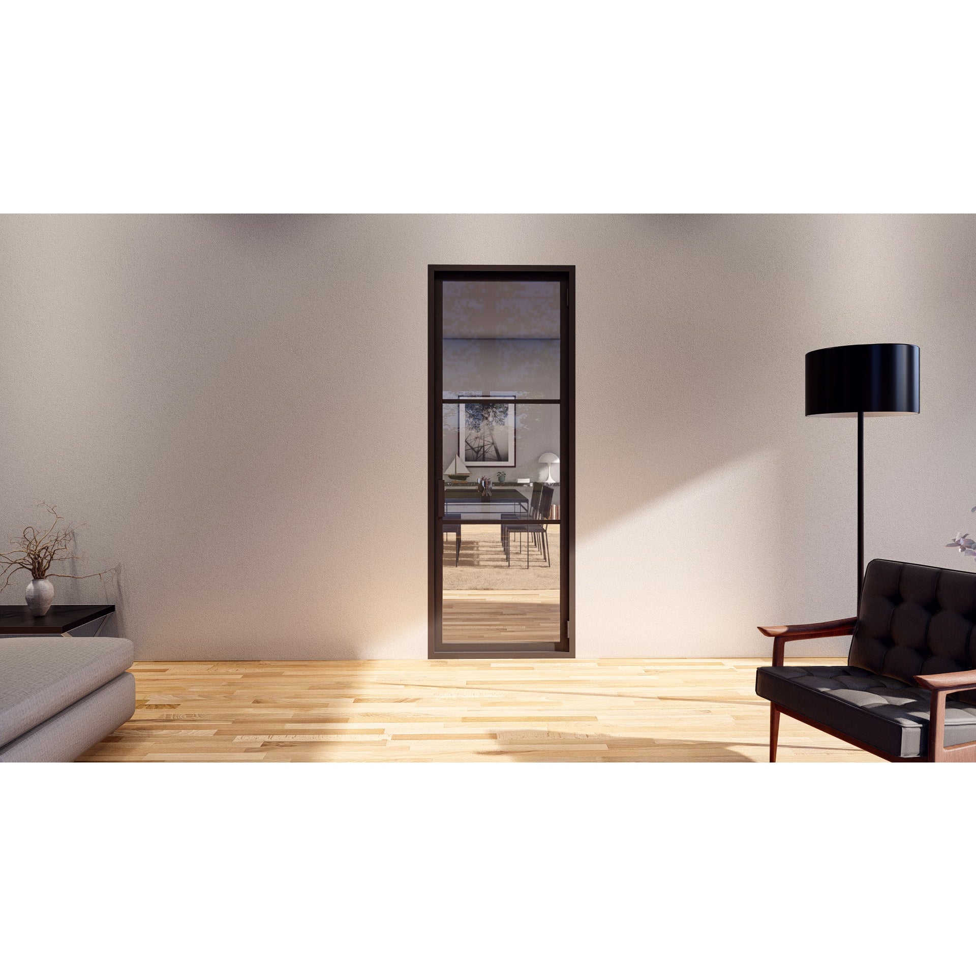 Pre-Order: Light 3 Single (Cold Weather + Thermal Break) | Steel French Doors (Ships 16-18 Weeks)