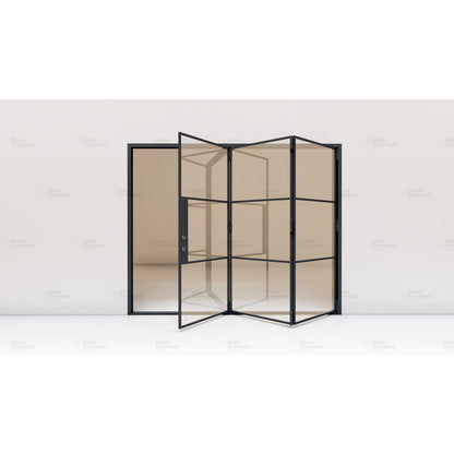 Pre-Order: Light 3S - 3 Panel (Cold Rolled Steel) | Steel Bi-Fold Doors (Ships 16-18 Weeks)