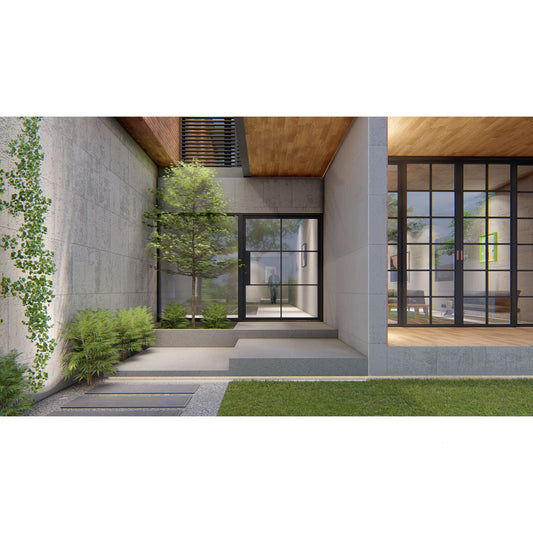 Pre-Order - Light 6 Pivot | Steel Pivot Doors (Ships in 22-24 Weeks)