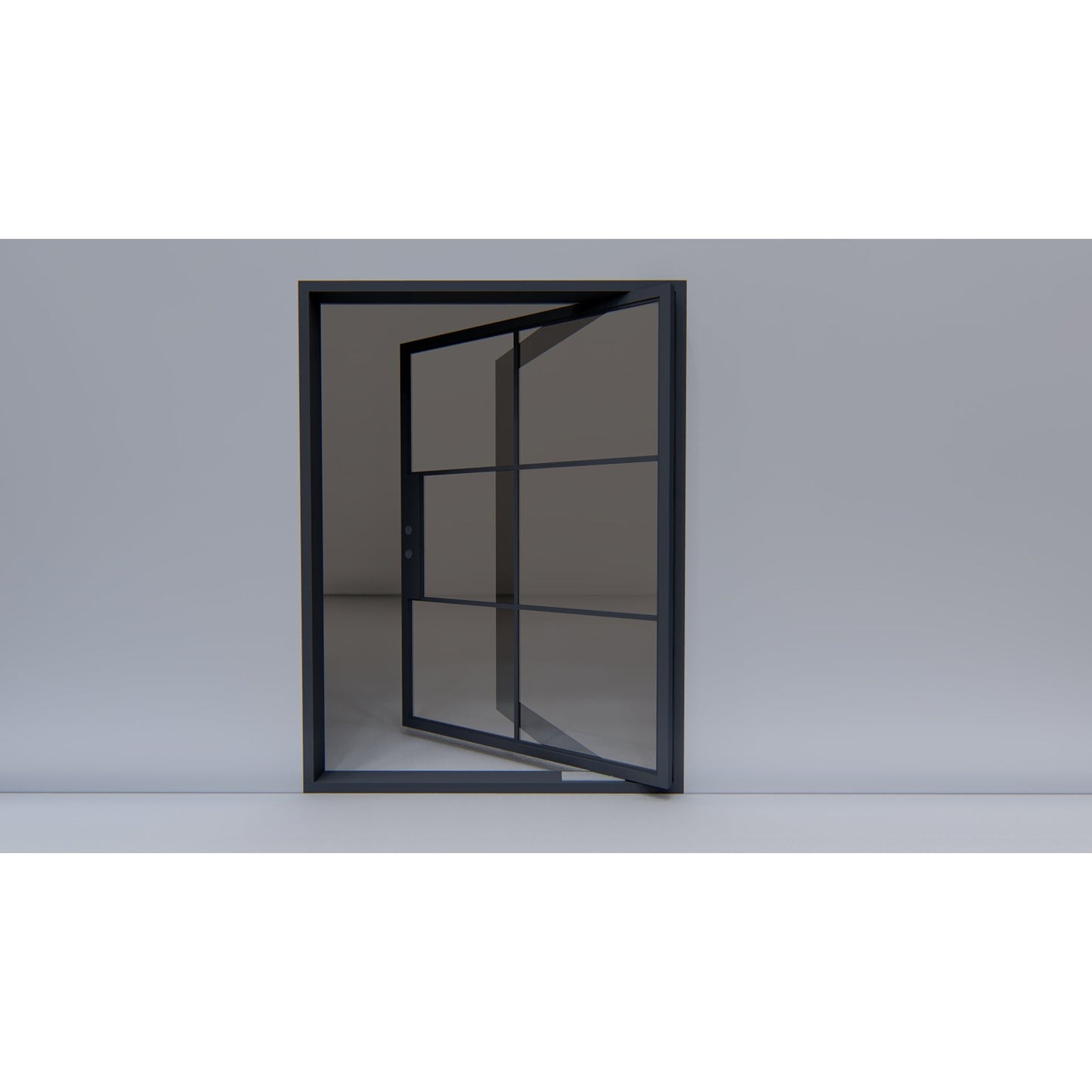 Pre-Order - Light 6 Pivot | Steel Pivot Doors (Ships in 22-24 Weeks)