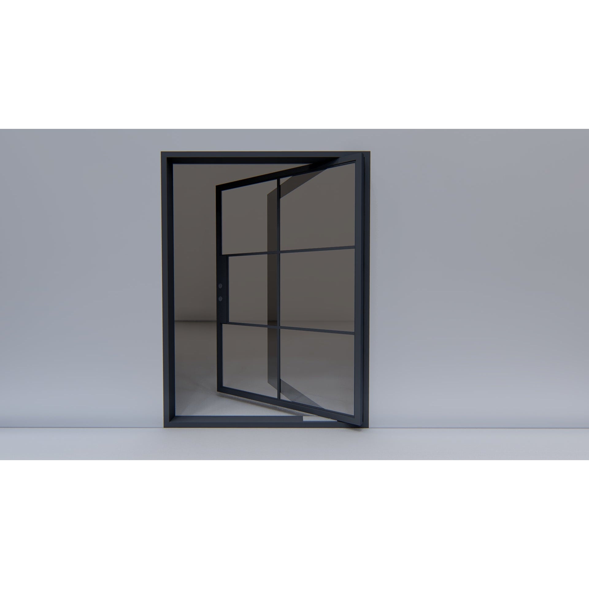 Pre-Order - Light 6 Pivot | Steel Pivot Doors (Ships in 22-24 Weeks)