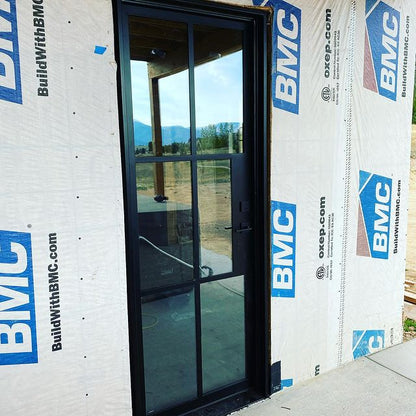Pre-Order: Light 6 Single (Cold Weather + Thermal Break) | Steel French Doors (Ships 16-18 Weeks)