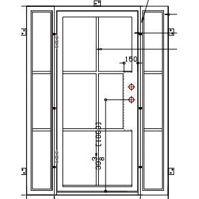 Pre-Order: Light 6 Single + Sidelights (Cold Weather + Thermal Break) | Steel French Doors (Ships 16-18 Weeks)