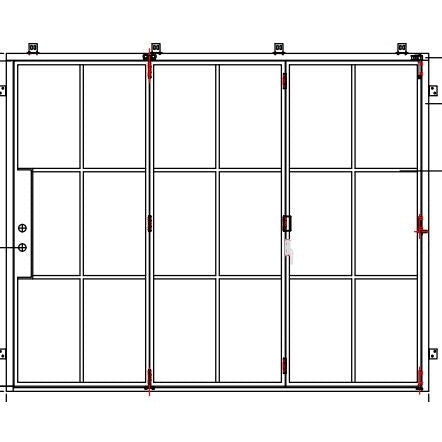 Pre-Order: Light 6S - 3 Panel (Cold Rolled Steel) | Steel Bi-Fold Doors (Ships 16-18 Weeks)