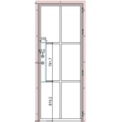 Pre-Order: Light 6S Single | Cold Rolled Steel Doors (Ships 16-18 Weeks)