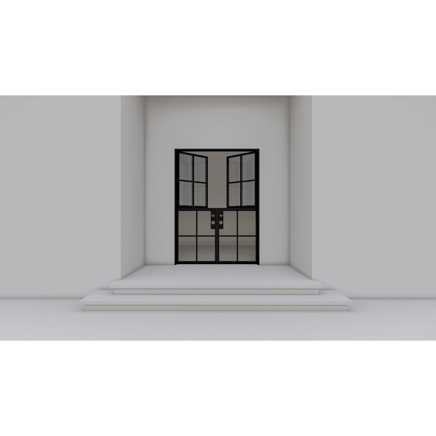 Pre-Order: Light 8 - Double Dutch | Steel French Doors (Ships 16-18 Weeks)