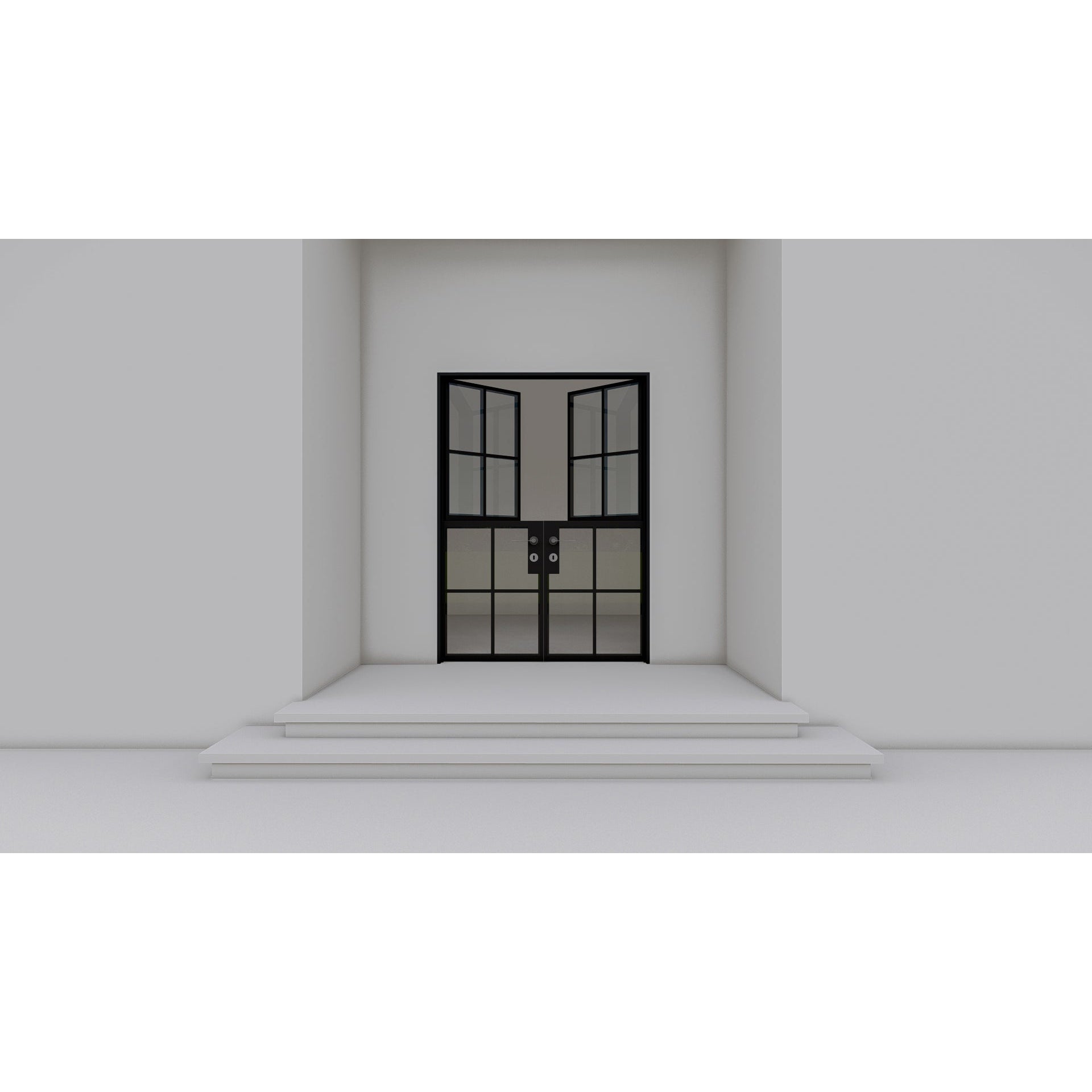 Pre-Order: Light 8 - Double Dutch | Steel French Doors (Ships 16-18 Weeks)
