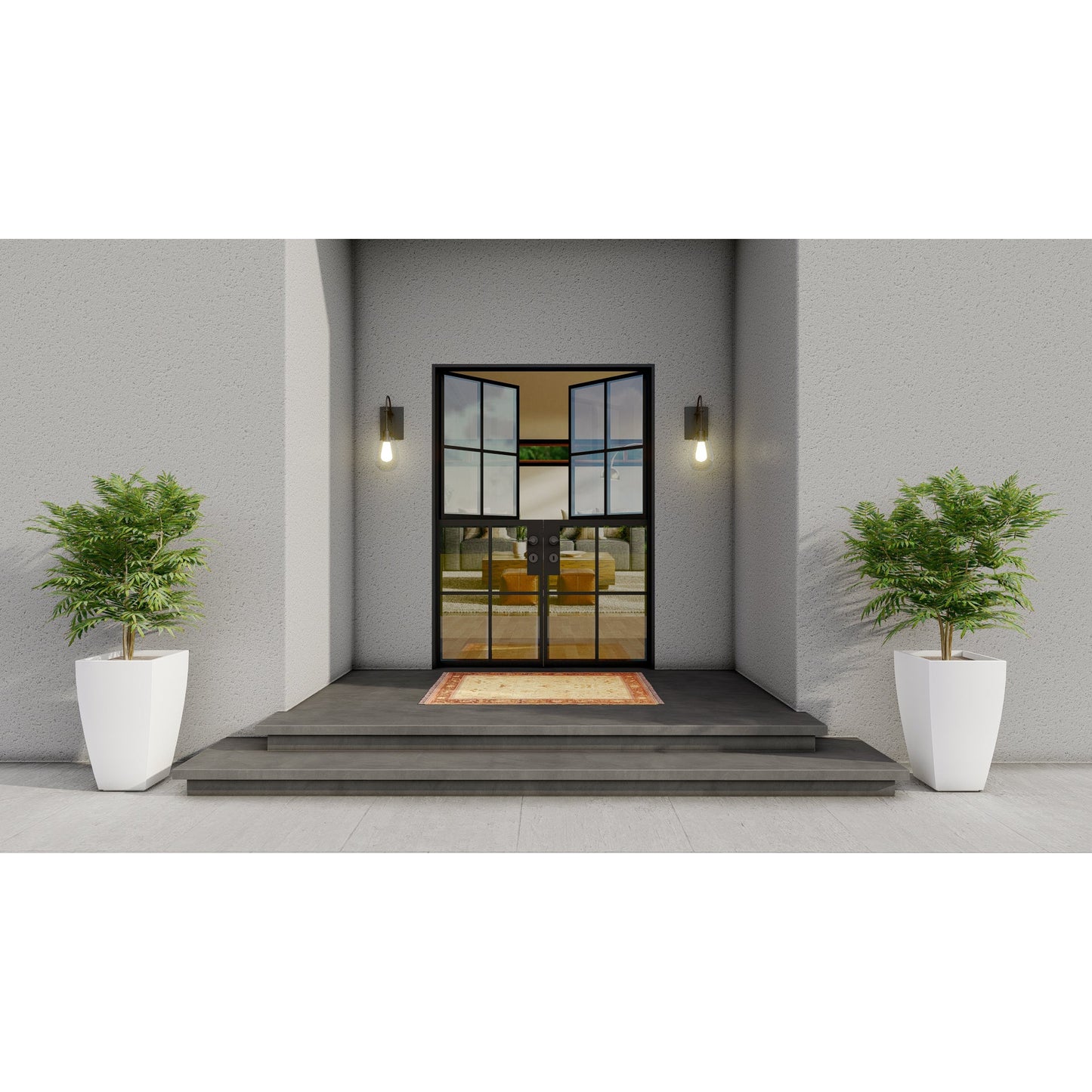 Pre-Order: Light 8 - Double Dutch | Steel French Doors (Ships 16-18 Weeks)