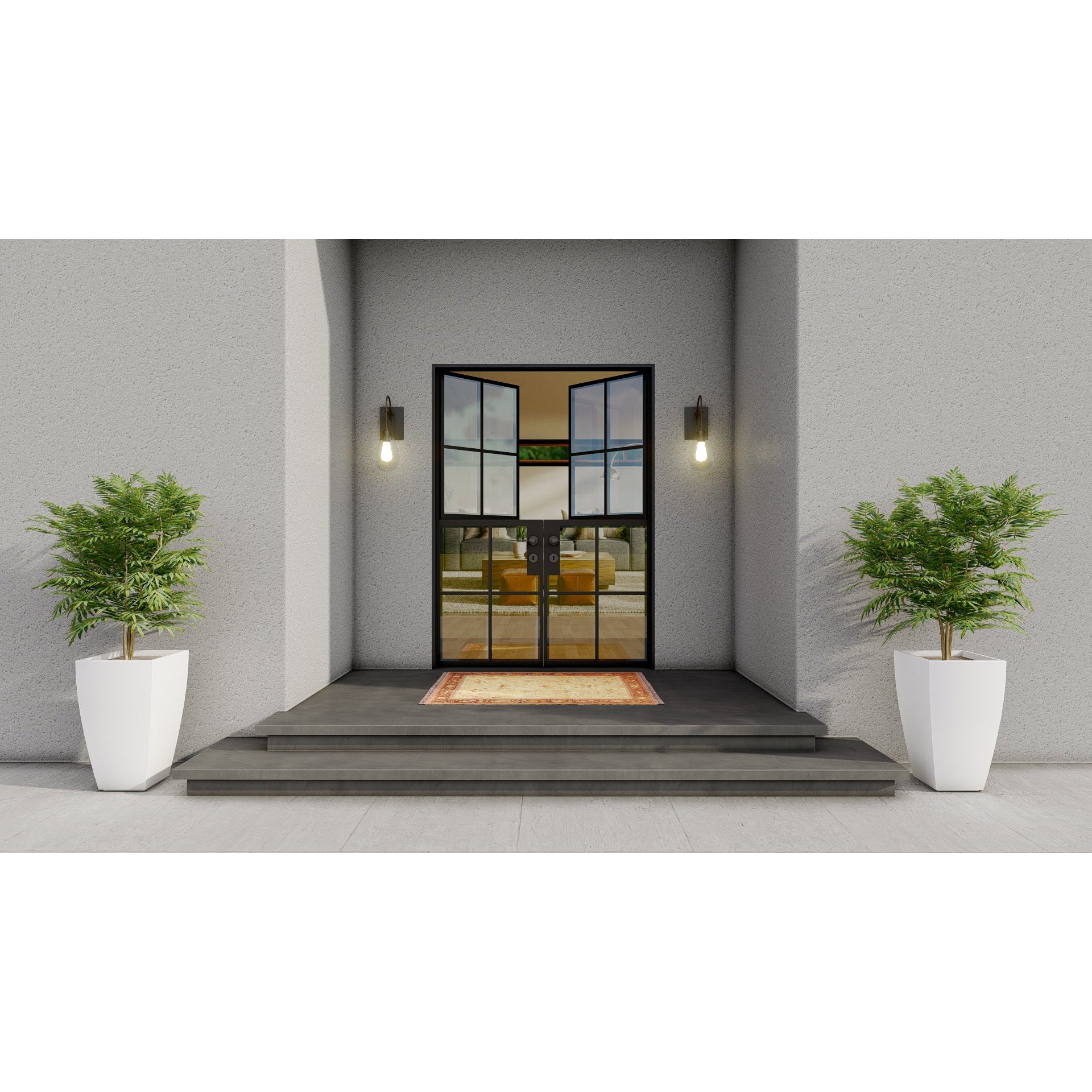 Pre-Order: Light 8 - Double Dutch | Steel French Doors (Ships 16-18 Weeks)