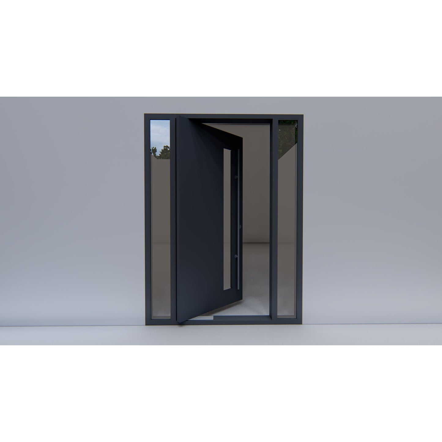 Pre-Order: Los Angeles Pivot | Steel Pivot Doors (Ships 16-18 Weeks)
