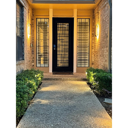 Pre-Order: Milan Single (Cold Weather + Thermal Break) | Wrought Iron Door (Ships 16-18 Weeks)