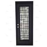 Pre-Order: Milan Single (Cold Weather + Thermal Break) | Wrought Iron Door (Ships 16-18 Weeks)