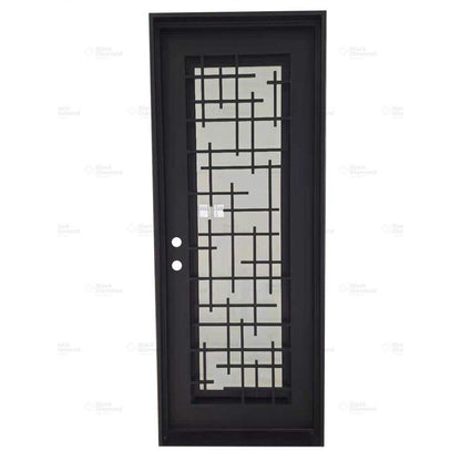 Pre-Order: Milan Single | Wrought Iron Door (Ships 16-18 Weeks)