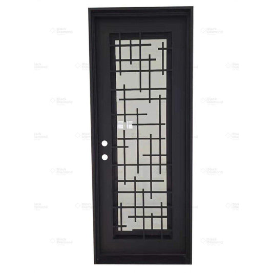 Pre-Order: Milan Single | Wrought Iron Door (Ships 16-18 Weeks)