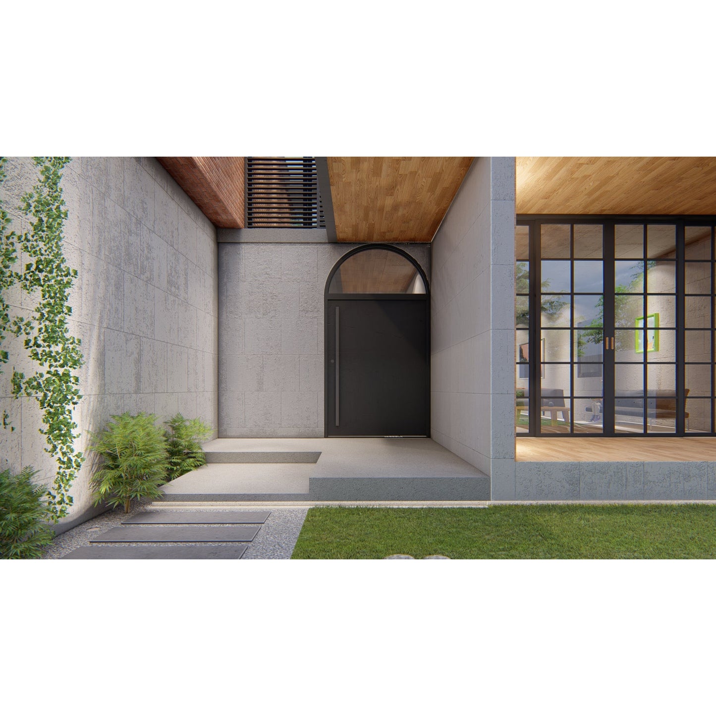 Pre-Order - Rockford Pivot | Steel Pivot Doors (Ships in 22-24 Weeks)
