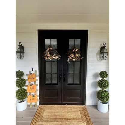 Pre-Order: Seattle Double (Cold Weather + Thermal Break) | Wrought Iron Door (Ships 16-18 Weeks)