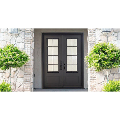 Pre-Order: Seattle Double | Wrought Iron Door (Ships 16-18 Weeks)