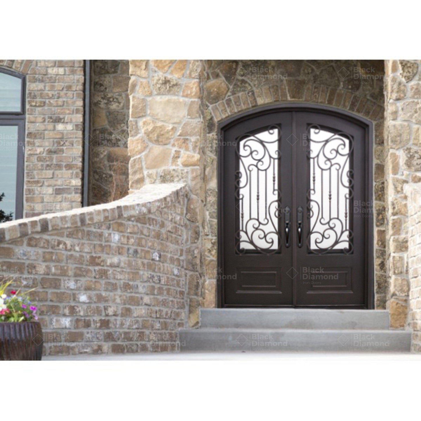 Pre-Order: Snowmass | Wrought Iron Door (Ships 16-18 Weeks)