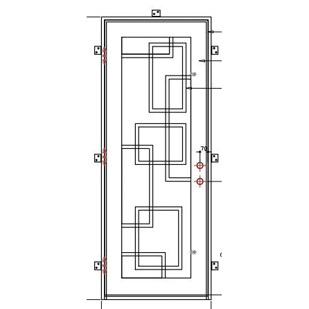 Pre-Order: Tahoe | Wrought Iron Door (Ships 16-18 Weeks)