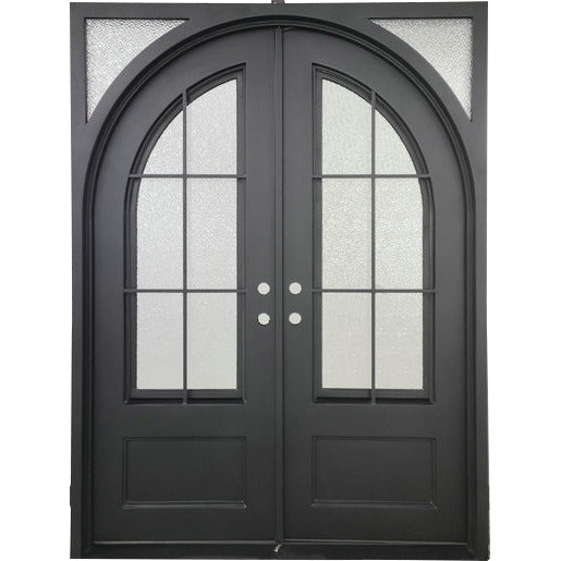 Pre-Order: Telluride Double (Cold Weather - Thermal Break) | Wrought Iron Door (Ships 16-18 Weeks)