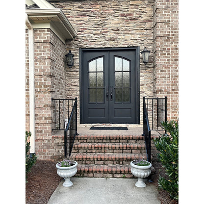 Pre-Order: Telluride Double (Cold Weather - Thermal Break) | Wrought Iron Door (Ships 16-18 Weeks)