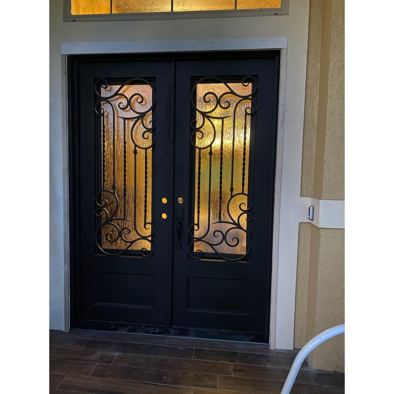 Pre-Order: Val Gardena | Wrought Iron Door (Ships 16-18 Weeks)