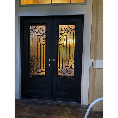 Pre-Order: Val Gardena | Wrought Iron Door (Ships 16-18 Weeks)